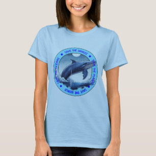 T-shirt Sauvez les baleines, Sauvez l'Océan, Sauvez l'Envi