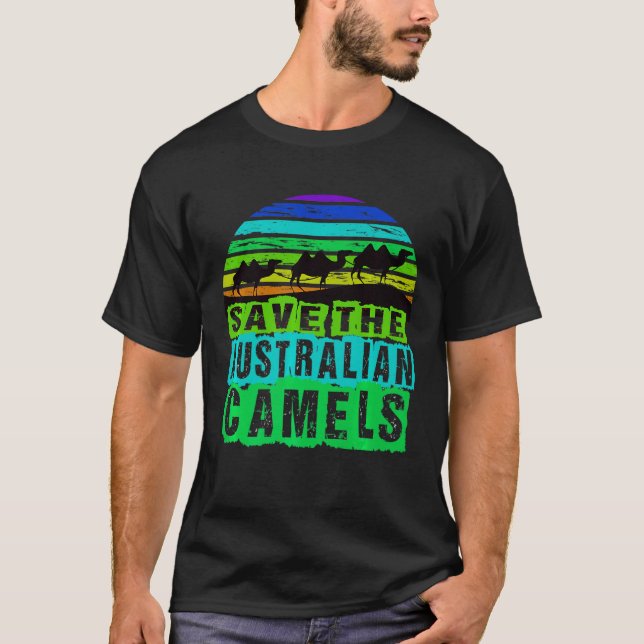 T-shirt Sauvez Les Camels Australiens (Devant)