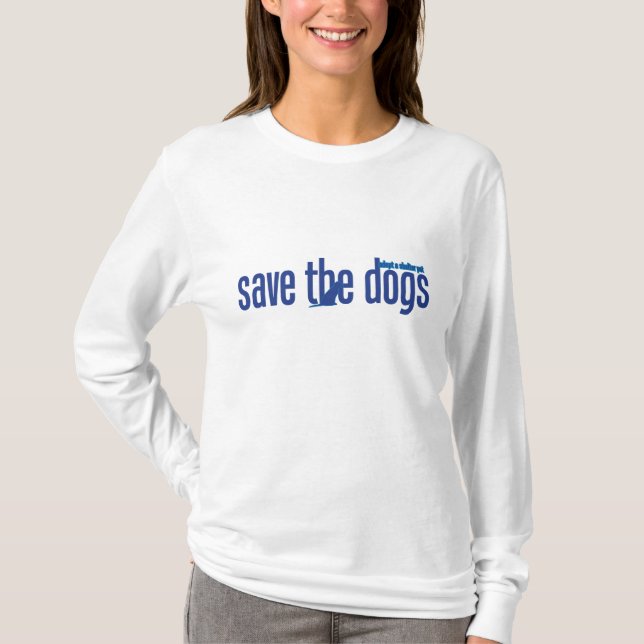 T-shirt Sauvez les chiens (Devant)