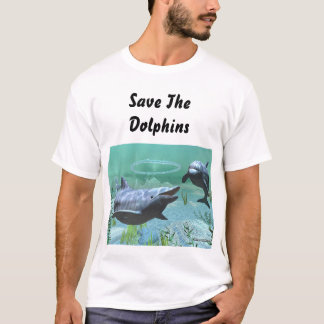 T-shirt sauvez les dauphins