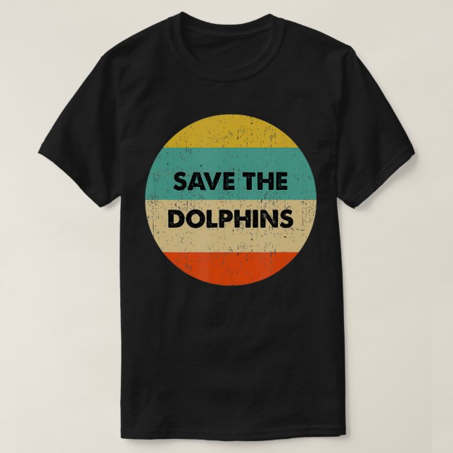 T-shirt Sauvez Les Dauphins (Design devant)