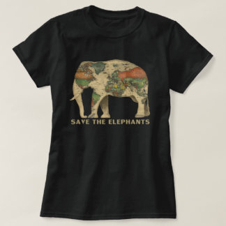 T-shirt Sauvez Les Éléphants