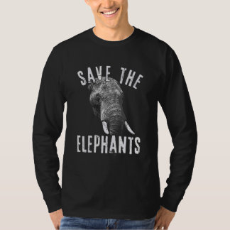 T-shirt Sauvez les éléphants