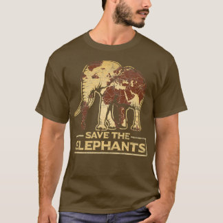 T-shirt Sauvez les éléphants 1