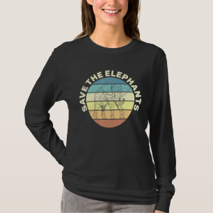 T-shirt Sauvez Les Éléphants Aimer Les Animaux