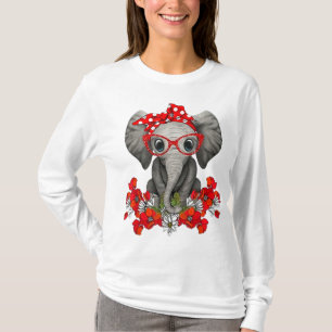 T-shirt Sauvez les éléphants Eléphant maman arc rouge femm