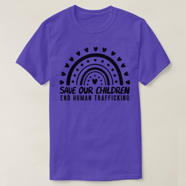 T-shirt Sauvez les enfants 13 (Design devant)
