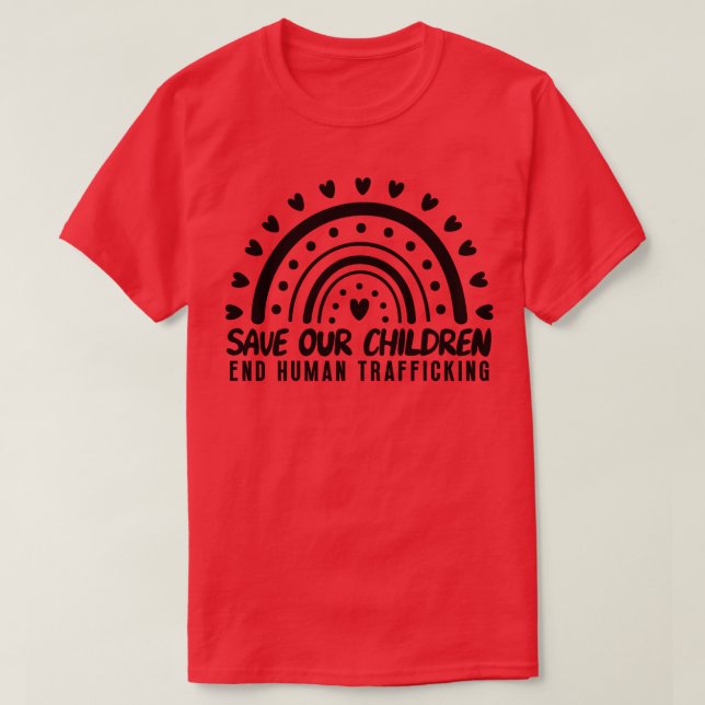 T-shirt Sauvez les enfants 13 (Design devant)