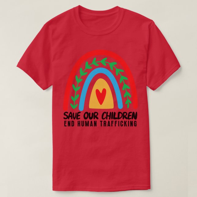 T-shirt Sauvez Les Enfants 3 (Design devant)