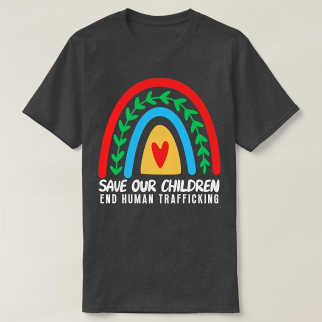 T-shirt Sauvez Les Enfants 4 (Design devant)
