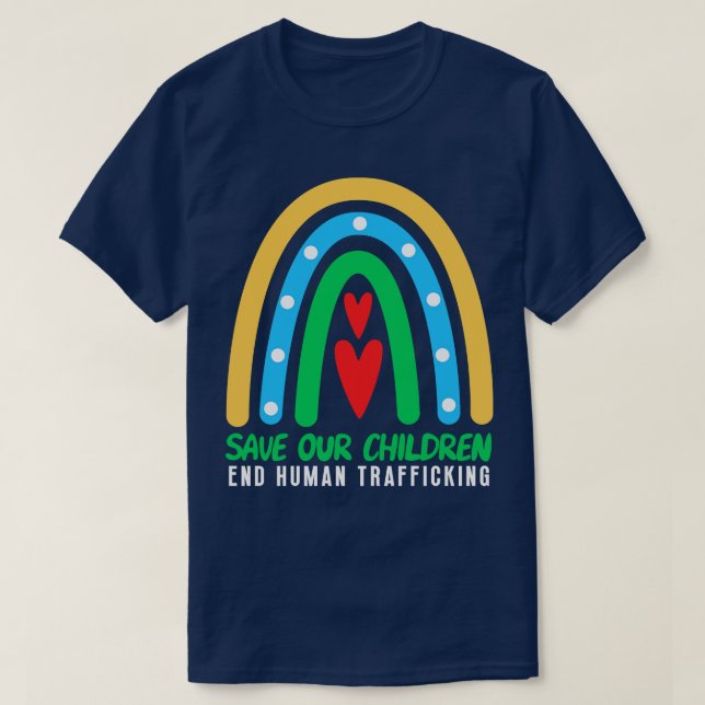 T-shirt Sauvez Les Enfants 6 (Design devant)