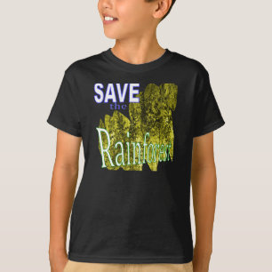 T-shirt Sauvez les enfants de forêt tropicale