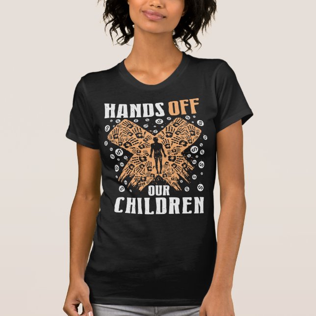 T-shirt Sauvez Les Enfants De La Traite (Devant)