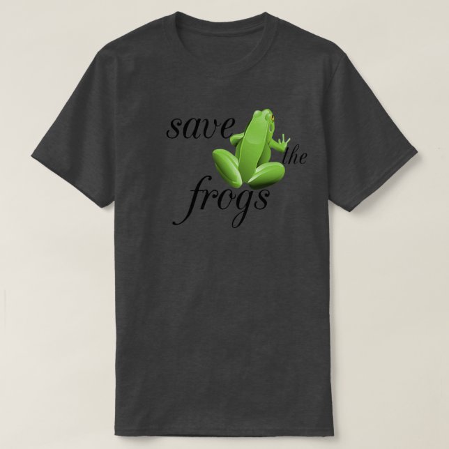 T-shirt Sauvez les grenouilles (Design devant)