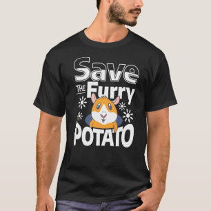 T-shirt Sauvez Les Hamsters De Cute De Pomme De Terre Frui