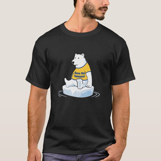 T-shirt Sauvez les humains (Devant)