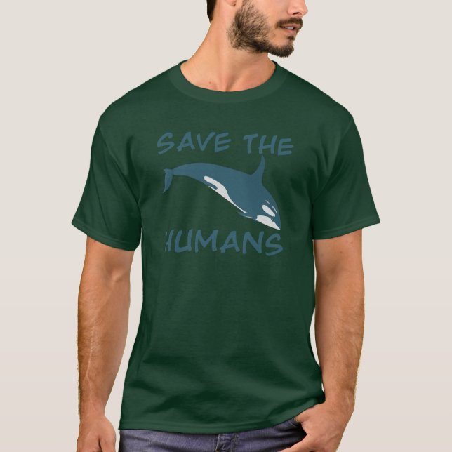 T-shirt Sauvez les humains (Devant)