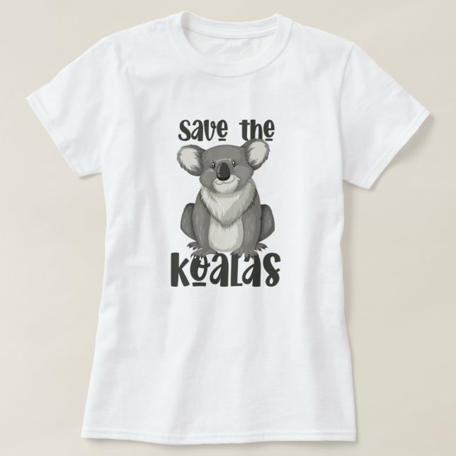 T-Shirt Sauvez les Koalas (Design devant)