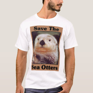 T-shirt Sauvez les loutres de mer