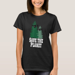 T-shirt Sauvez les lunettes de soleil Planet Trees