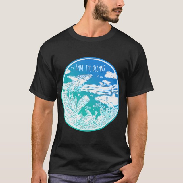 T-shirt Sauvez les Océans ! (Devant)