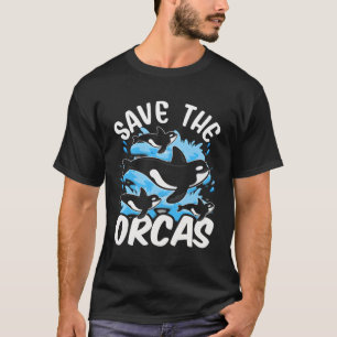 T-shirt Sauvez Les Orques Protégez La Mer Des Baleines Orq