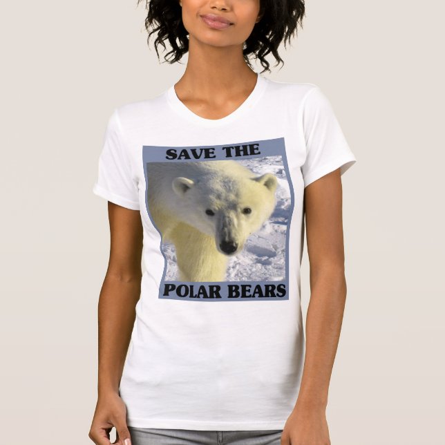 T-shirt Sauvez les ours blancs (Devant)