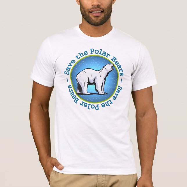 T-shirt Sauvez les ours blancs (Devant)