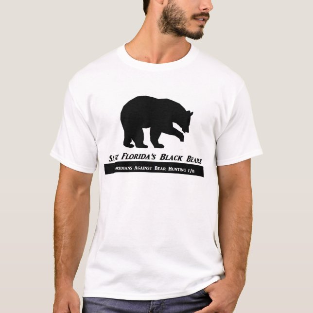 T-shirt Sauvez les ours noirs Floridians de la Floride (Devant)