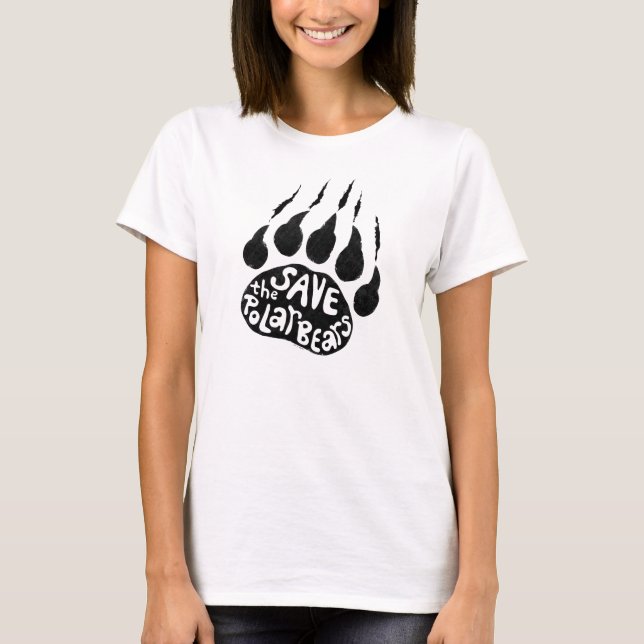 T-shirt Sauvez Les Ours Polaires (Devant)