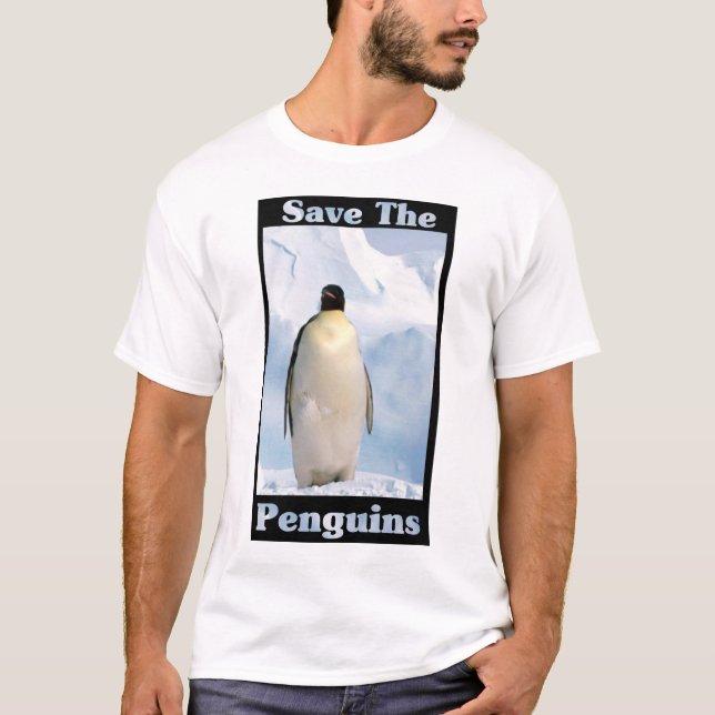 T-shirt Sauvez les pingouins (Devant)
