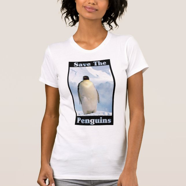 T-shirt Sauvez les pingouins (Devant)