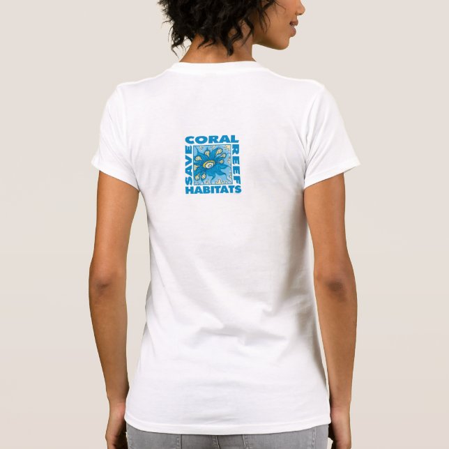 T-shirt Sauvez les récifs coralliens (Dos)