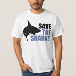 T-shirt Sauvez les requins, la chemise activiste Save the 