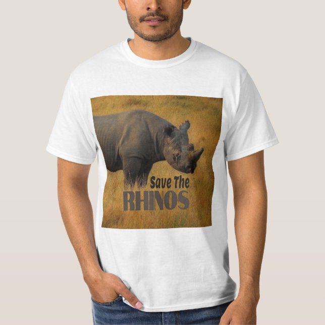 T-shirt Sauvez Les Rhinos (Devant)