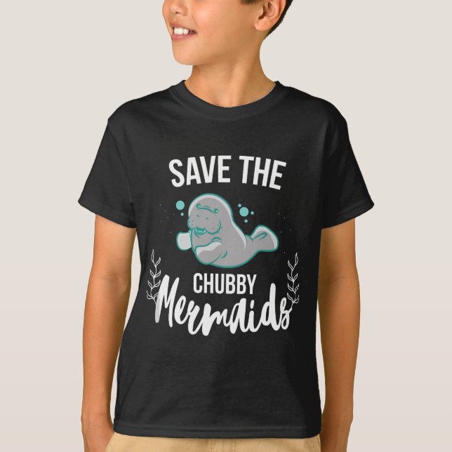 T-shirt Sauvez Les Sirènes De Chubby (Devant)