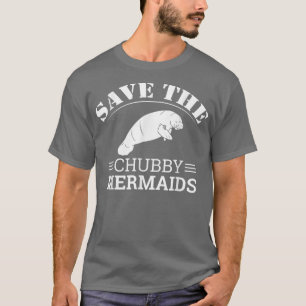 T-shirt Sauvez les sirènes de Chubby Manatees vêtements