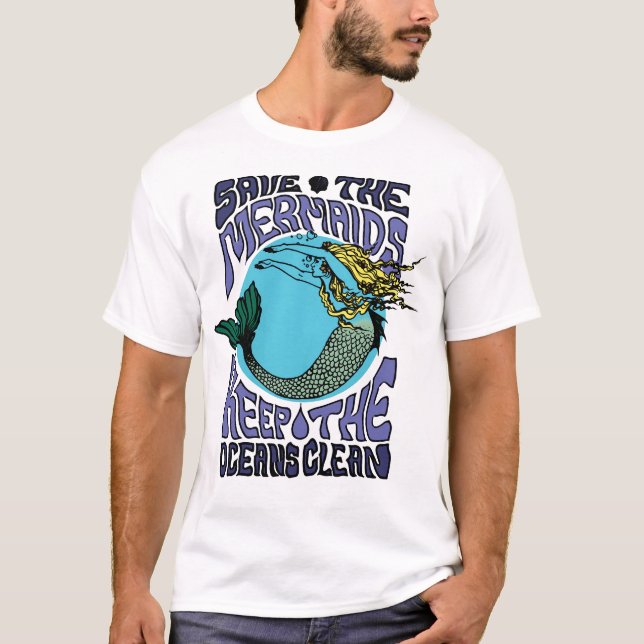 T-shirt Sauvez Les Sirènes Sauvez L'Océan (Devant)
