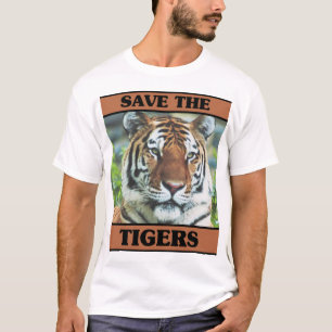 T-shirt Sauvez les tigres