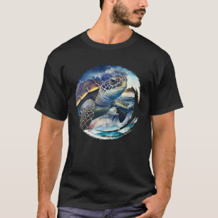 T-shirt Sauvez les tortues Protection De l'environnement O