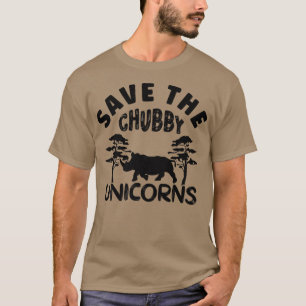 T-shirt Sauvez Les Unicornes De ChubbyDroits Des Animaux