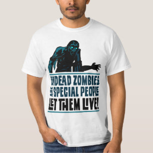 T-shirt Sauvez les zombis (en couleurs)