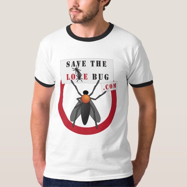 T-shirt Sauvez l'insecte d'amour (Devant)