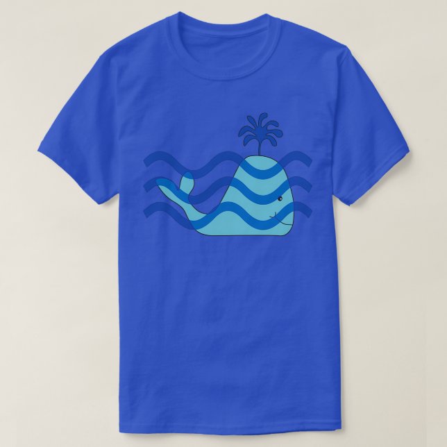 T-shirt Sauvez l'urgence climatique de la mer des Baleines (Design devant)