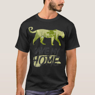 T-shirt Sauvez ma maison Cougar en voie de disparition Pro