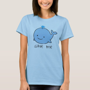T-shirt "Sauvez-moi" la baleine T