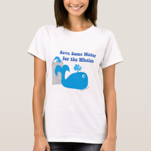 T-shirt Sauvez-Moi Un Dérangement D'Eau Drôle De Baleine
