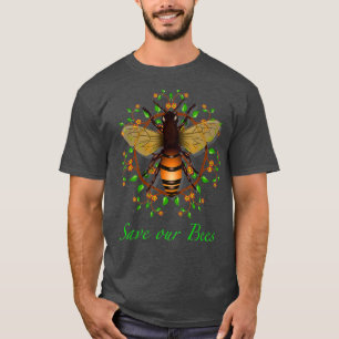 T-shirt Sauvez nos abeilles protéger l'environnement thè