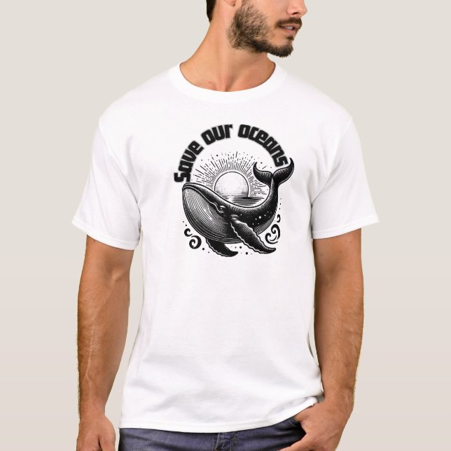 T-shirt Sauvez nos océans (Devant)