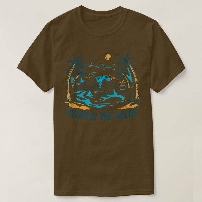 T-shirt Sauvez nos océans Orca Whale - Shark Ocean (Design devant)
